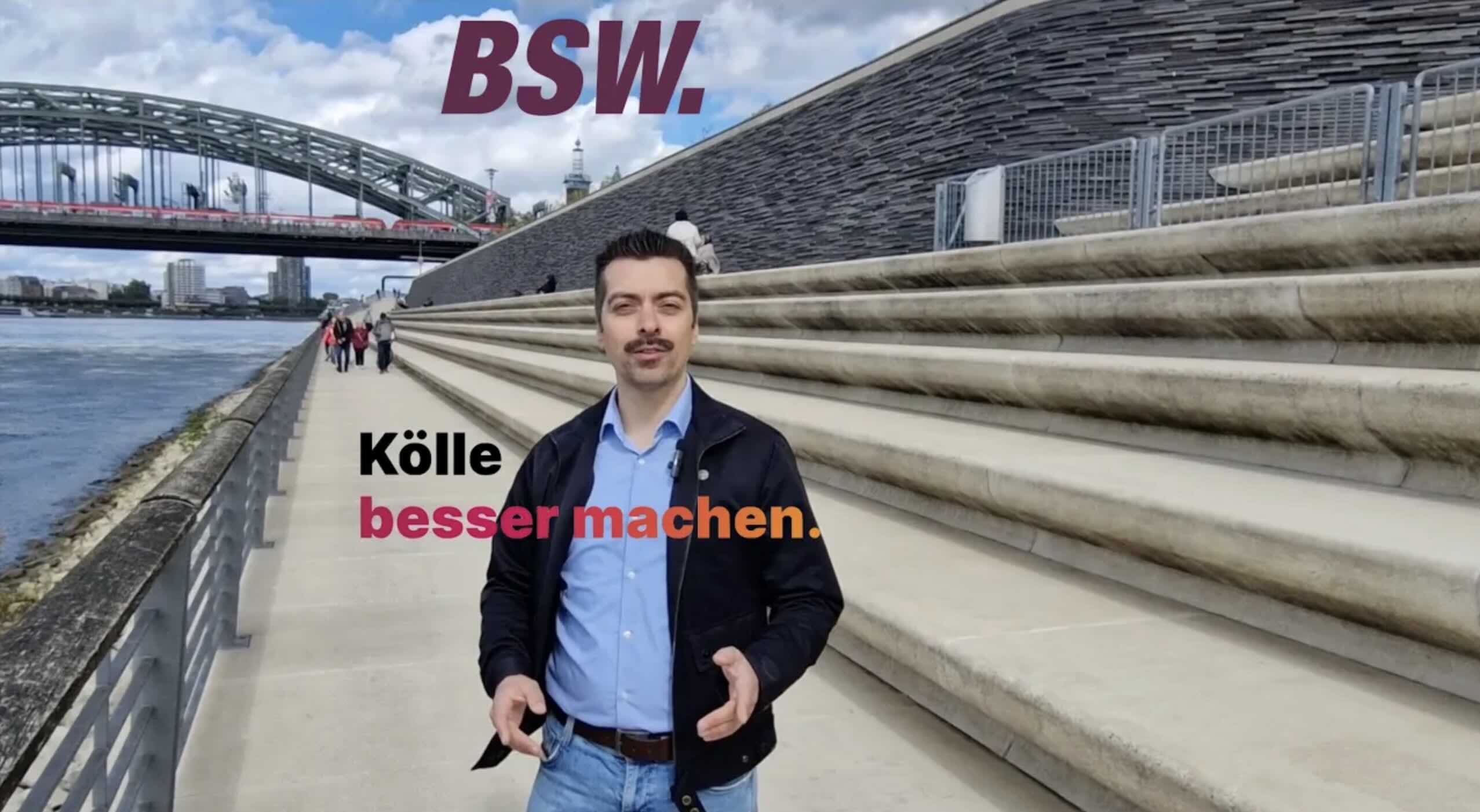 Uzáy Harman am 14.9.: BSW. Endlich eine neue Kraft und frische Ideen für Köln.