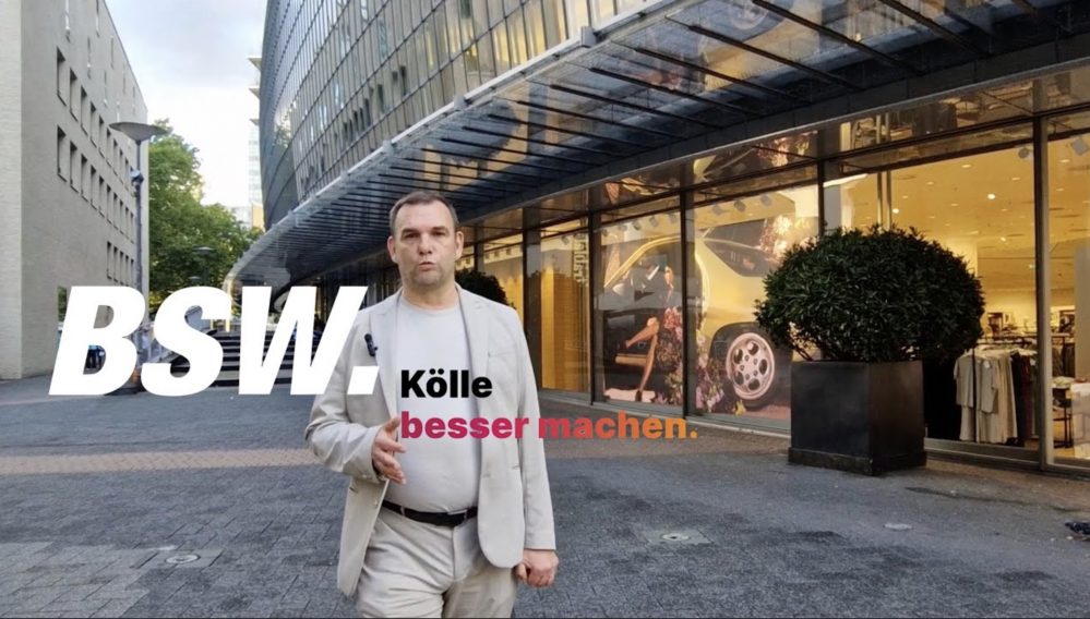 Am 14.9. im Kölner Rat: Markus Frank für das BSW Köln