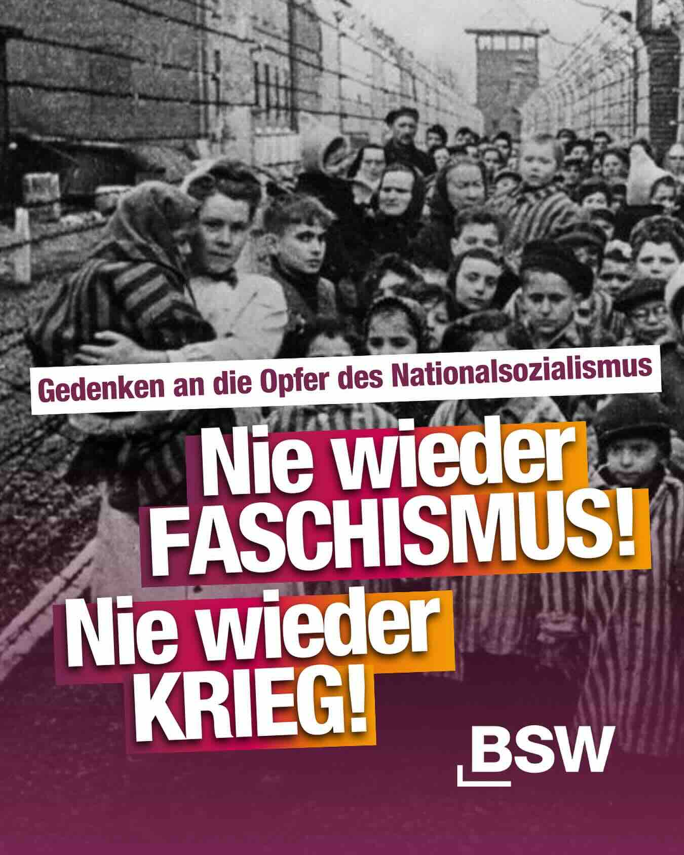 27. Januar: Gedenktag für die Opfer des Nationalsozialismus