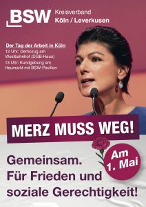 Der Tag der Arbeit in Köln 🌹 Kundgebung am 1. Mai